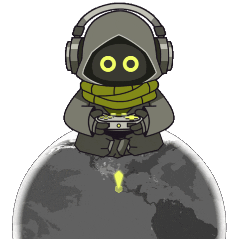 Gamer Globe Sticker by Shaga