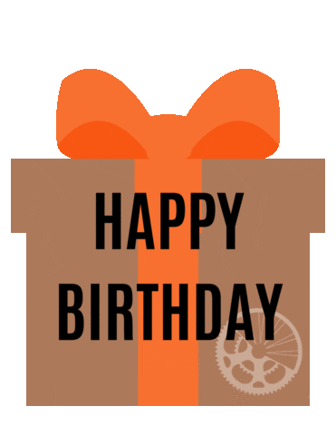 Birthday Sticker by purvelo cycle studios