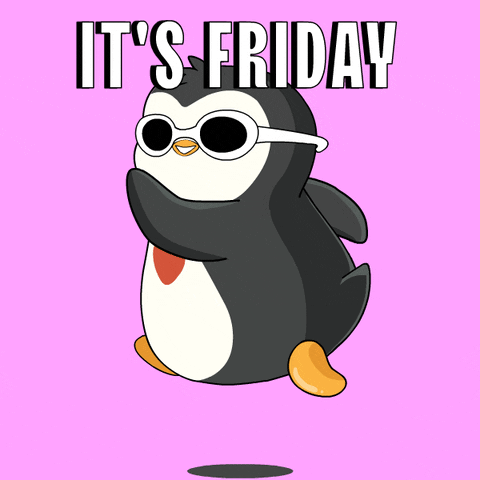Happy Its Friday GIF by Pudgy Penguins