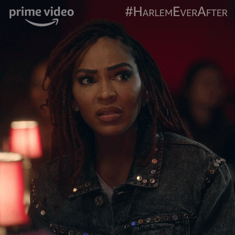 Meagan Good Frowning GIF by Harlem - Find & Share on GIPHY