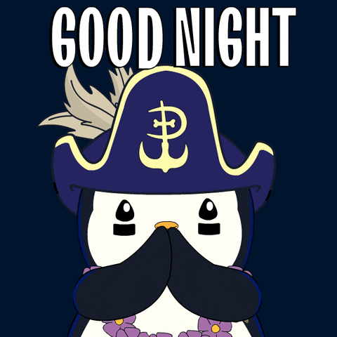 Good Night Sleep GIF by Pudgy Penguins