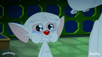 Pinky And The Brain Crying GIF by HULU