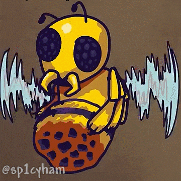 Queen Bee Pixel GIF