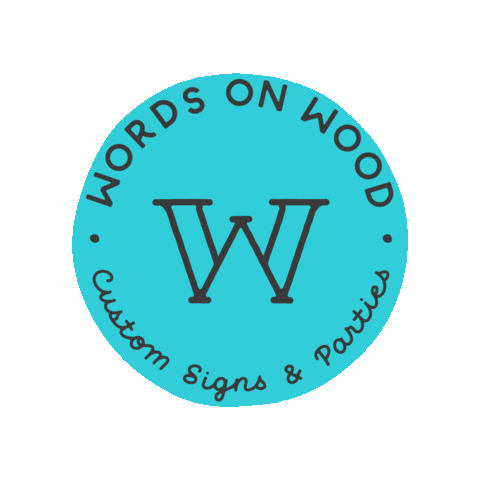 Words on Wood Sticker