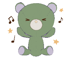 Bear Teddy Sticker by KyotoDenim