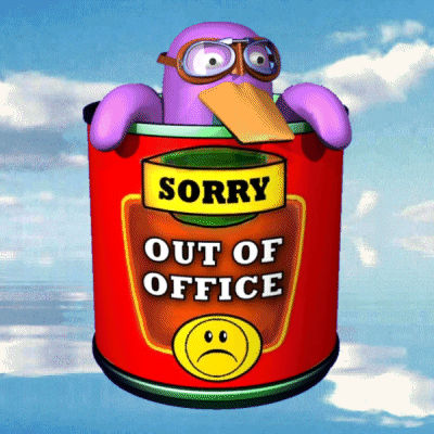 Sorry Out Of Office GIF