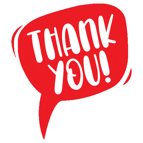 Text Thank You Sticker