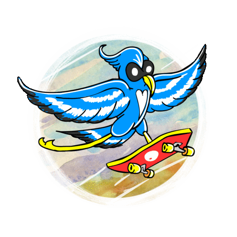 Bird Sky Sticker
