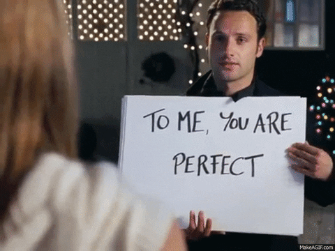  love actually to me you are perfect GIF