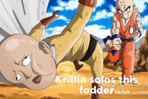 One Punch Man Goku Meme GIF