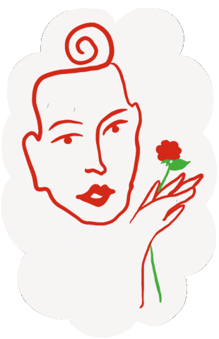 Flower Flirt Sticker by eloessi