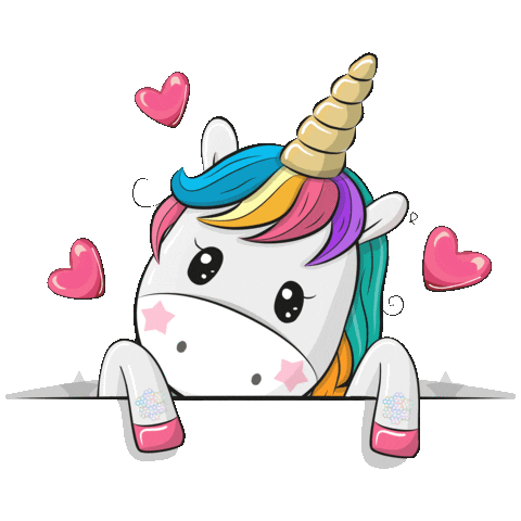 Rainbow Hang Over Sticker by Nector Cafe