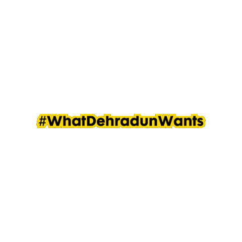 Dehradun Sticker by Kanpurwants