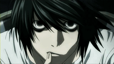 Death Note L GIF