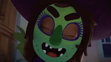 Scared Trick Or Treat GIF by 44 Cats