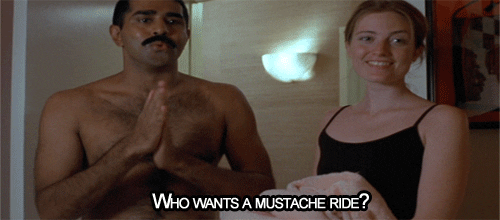 humour mustache GIF