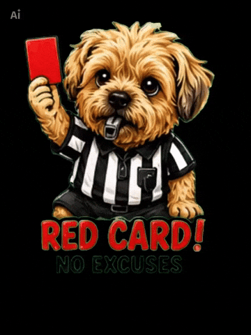 Red Card Football GIF by Papa’s Petz