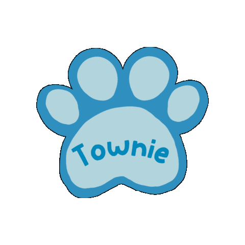 Townie Sticker by Hounds Town