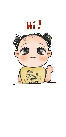 Baby Hello Sticker