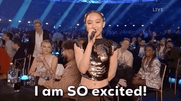 Brits I Am So Excited GIF by BRIT Awards