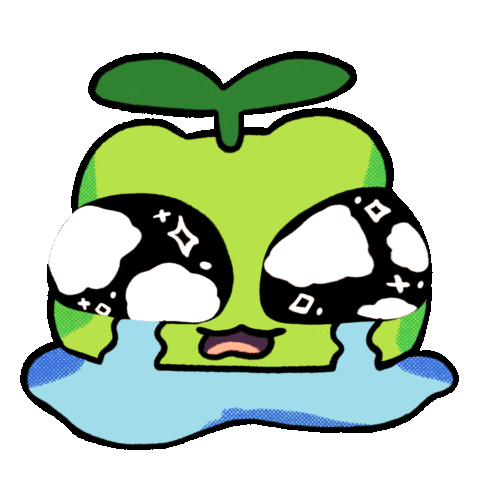 Cry Crying Sticker by poggu the froggu
