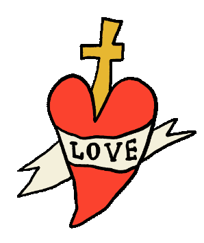 Love Hurts Wedding Sticker by Ece