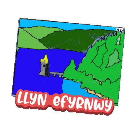 Lake Vyrnwy Sticker
